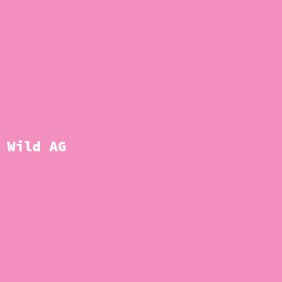 Hersteller: Wild AG