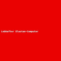 Lebhafter Elastan-Computer