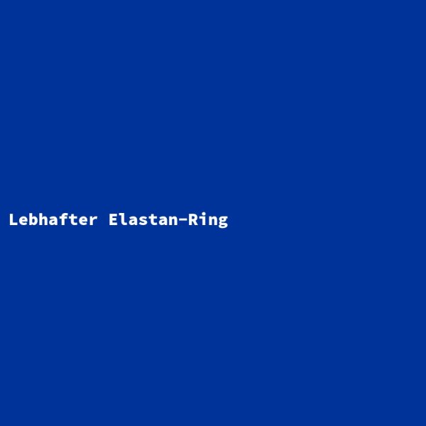 Lebhafter Elastan-Ring
