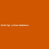 Klebrige Leinen-Badehose