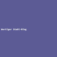 Wertiger Stahl-Ring
