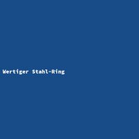 Wertiger Stahl-Ring